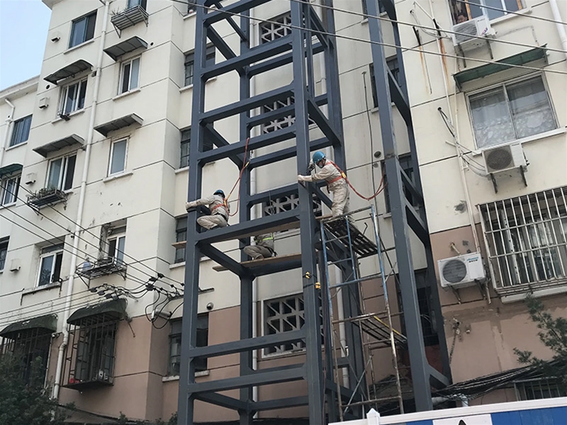 襄陽老舊小區改造增設電梯工程